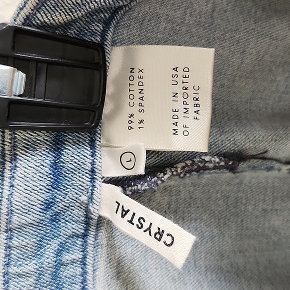 Revolve GRLFRND Crystal Lace Up Skirt in color beat drop sexy midi jean skirt - Picture 9 of 12